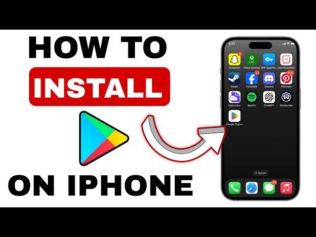 How to install Google play store in iPhone | IOS 17 (Latest Update 2024)