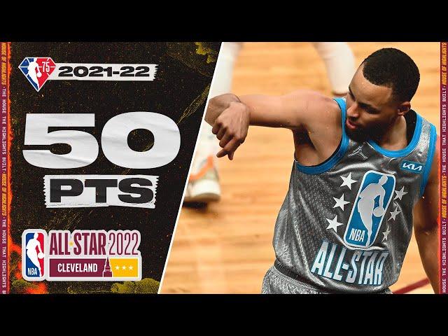 Stephen Curry MAKES HISTORY  50 Points Full Highlights | 2022 All-Star Game