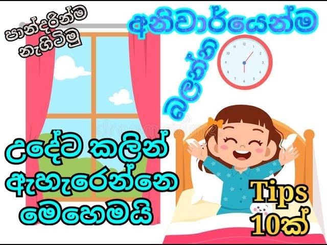 10 tips to a early morning wake up | How to wake up early in the morning | wake up | supiri thinking