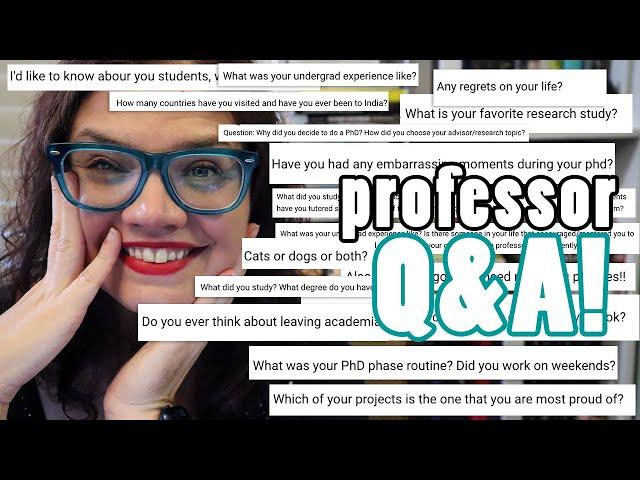 College Professor AMA Q&A