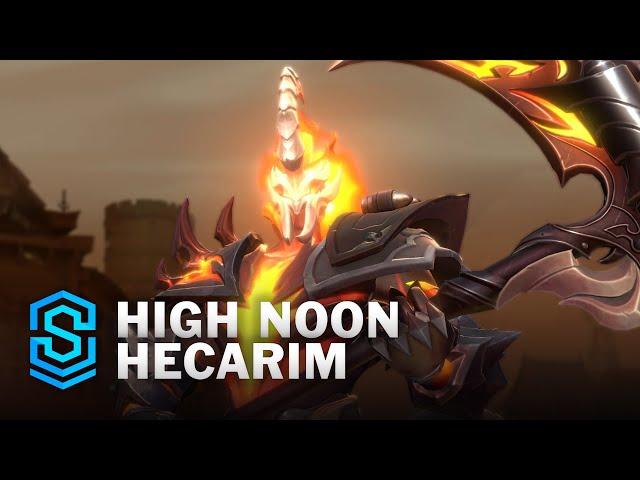 High Noon Hecarim Wild Rift Skin Spotlight