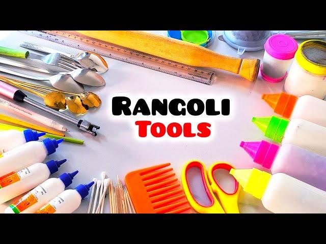 Diwali special all Rangoli tools 🪔 | *Shubh Aangan special* Learn How to make rangoli tools at home