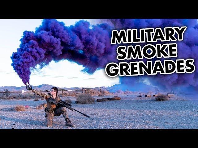 Testing Smokes Grenades and Airsoft Flashbangs