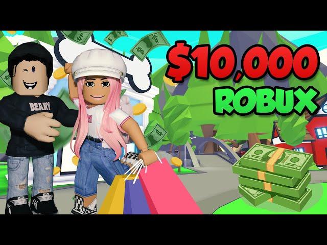 SPENDING $10,000 ROBUX ON MY GIRLFRIEND | Roblox Adopt Me