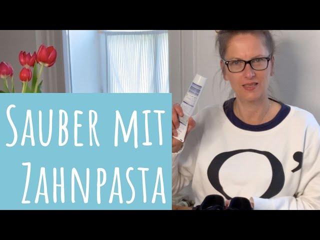 Sneaker mit Zahnpasta reinigen - Turnschuhe wieder weiß bekommen