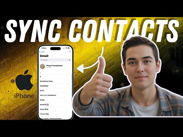 How To Import Google Contacts To iPhone 16 - For Beginners