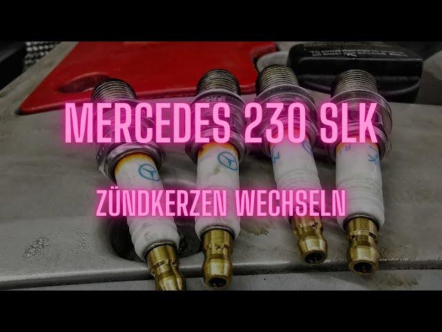 Mercedes 230 SLK Zündkerzen Wechseln | Mercedes R170 | SLK 230 Kompessor | HD |