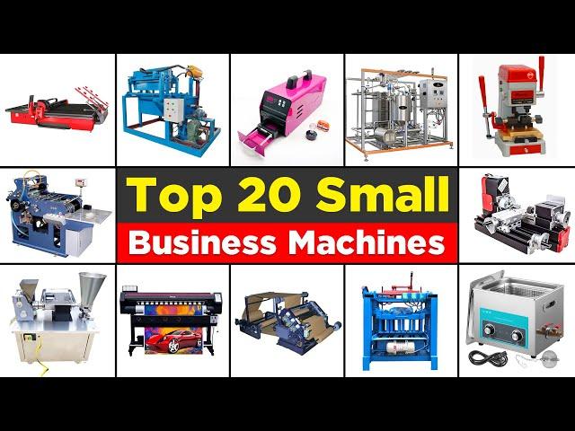 20 Business Machines You can Buy Online from Amazon, Alibaba to Make Money! manufacturing business