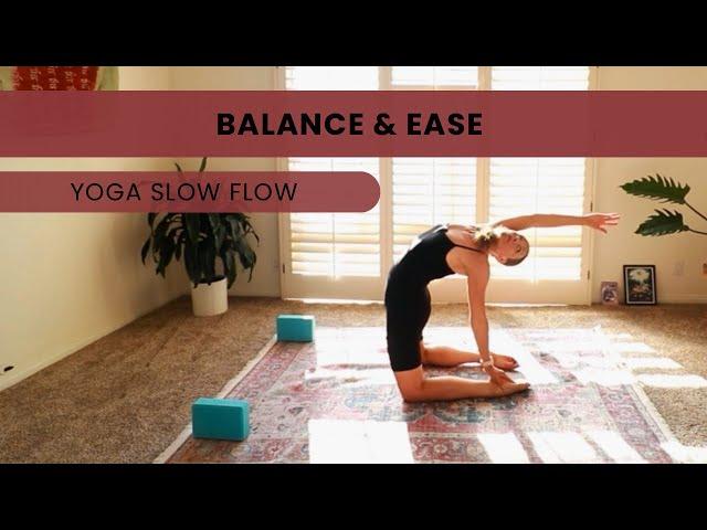 Yoga Slow Flow for Balance: Find Your Center