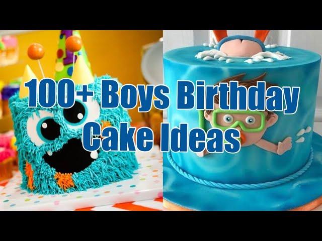 100+ Boy’s Birthday Cake Ideas!!! DIY Cakes