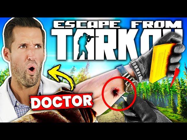 ER Doctor REACTS to Wildest Escape from Tarkov Healing Animations