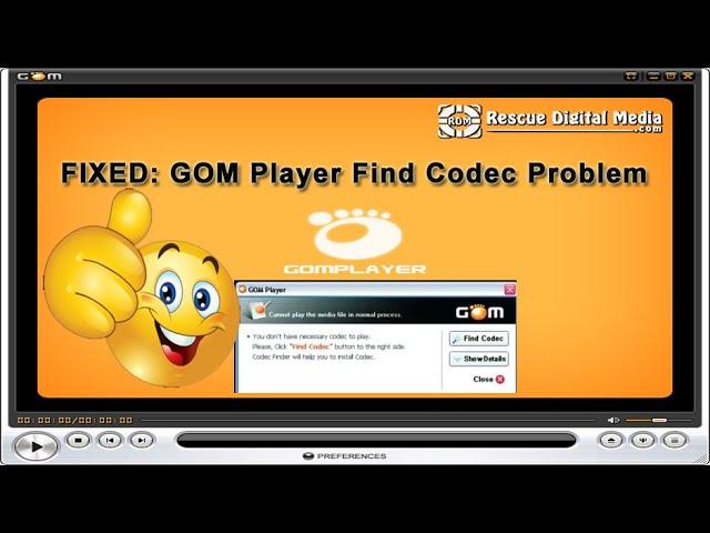 How to Fix GOM Player Find Codec Problem? | Quick & Easy Fixes | Rescue Digital Media