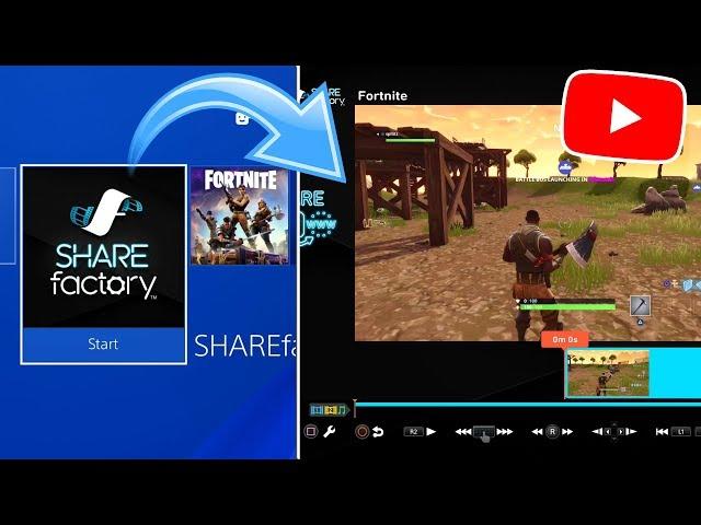 How to EDIT Videos on PS4! (UPLOAD TO YOUTUBE) (EASY METHOD)
