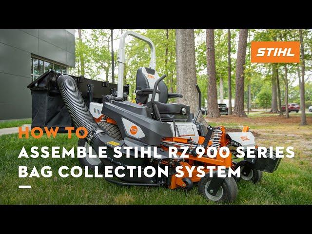 How to Assemble: STIHL RZ 900 Series Bag Collection System | STIHL Tutorial