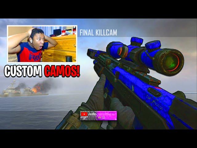 HITTING TRICKSHOTS WITH CUSTOM CAMOS ON CONSOLE BLACK OPS 2! (BO2 Trickshotting w/ 6 KILLCAMS!)