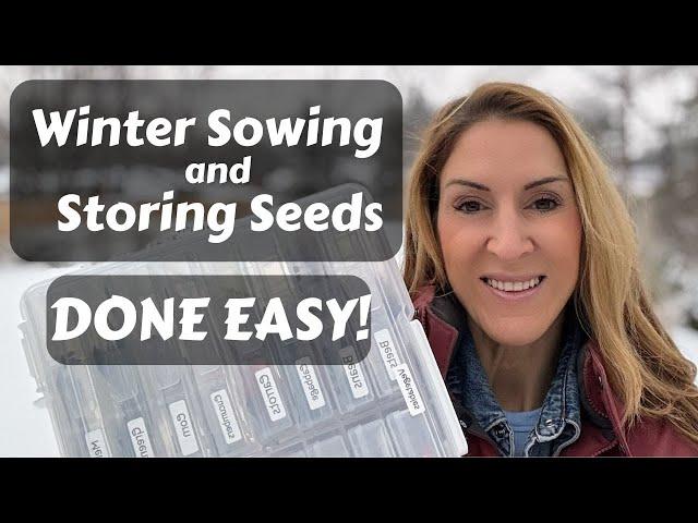 Revamped Seed Storage & Winter Sowing with Supplies You Have! ️ @GardenGrown