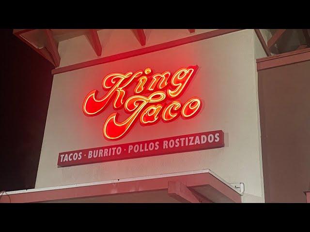 Live  KING TACO  LATE NIGHT MUNCHIES  #tacos #mukbang #420