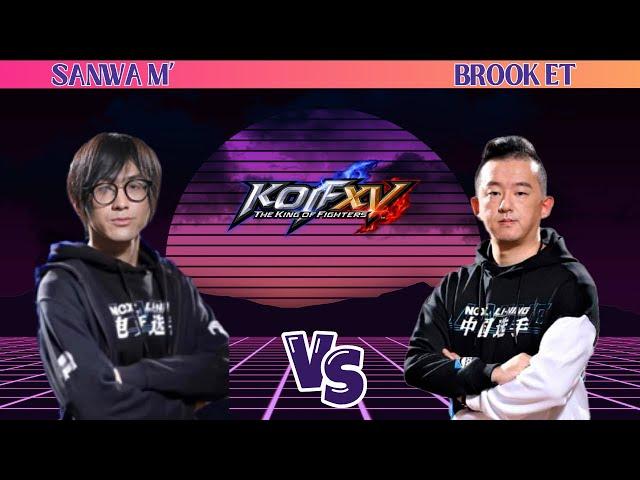 KOF XV ET  Vs Sanwa M' - High level KOF Japan Fights TW - all sets best fights