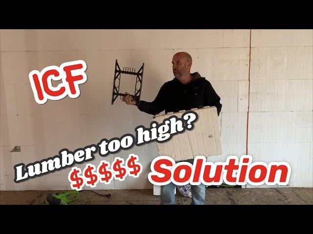 ICF episode 1, wiring in ICF!  Lumber costs too high? Check out ICF!