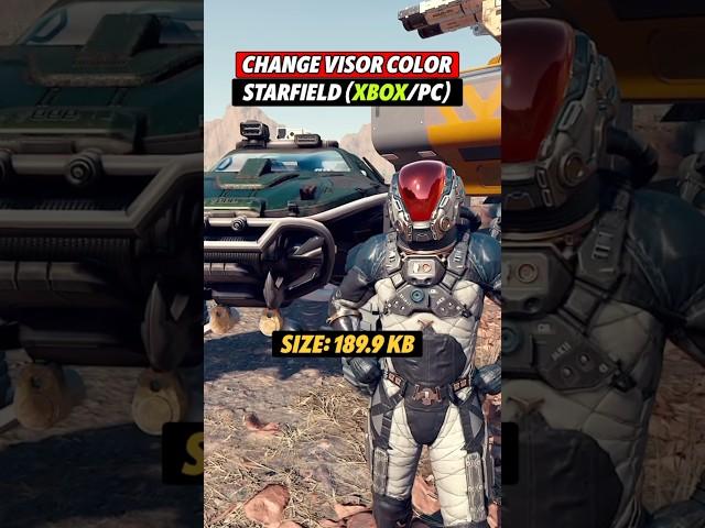 Change helmet visor color mod in Starfield