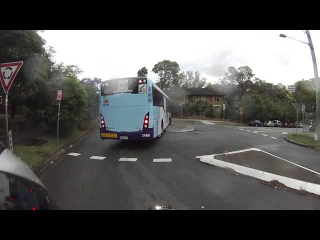 Bus and the roundabout