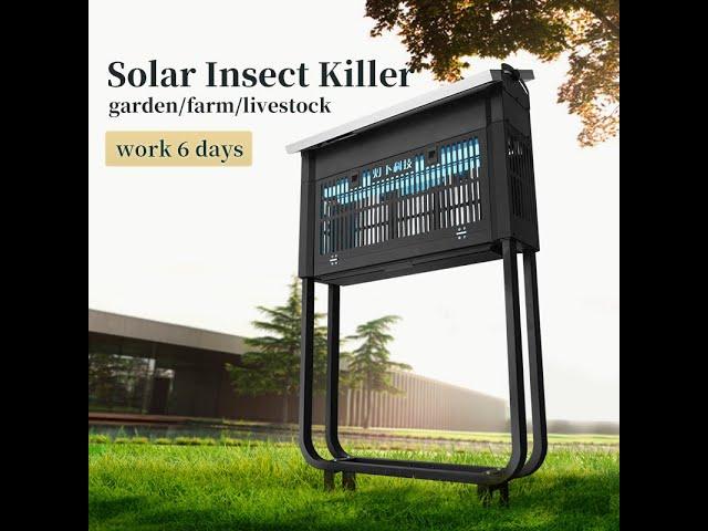 great solar bug zapper insect mosquito killer lamp!