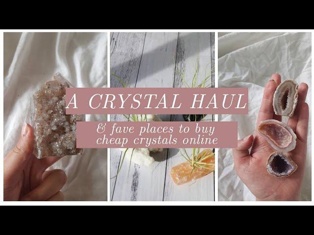 CRYSTAL HAUL + Fave Online Stores For Cheap & Affordable Crystals