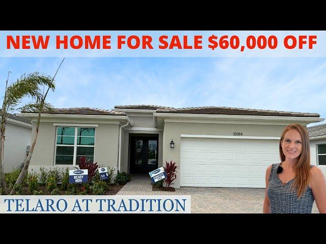 $60,000 OFF New Home in Luxury Community Telaro at Tradition Port St Lucie Florida