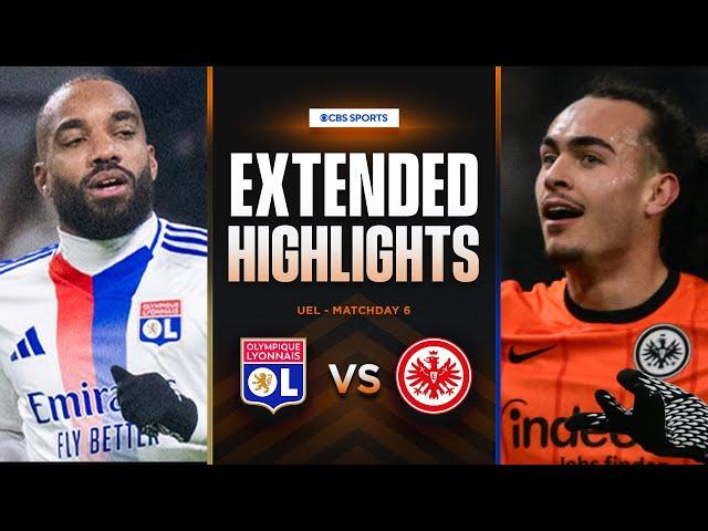 Lyon vs. Eintracht Frankfurt: Extended Highlights | UEL League Phase MD 6 | CBS Sports Golazo