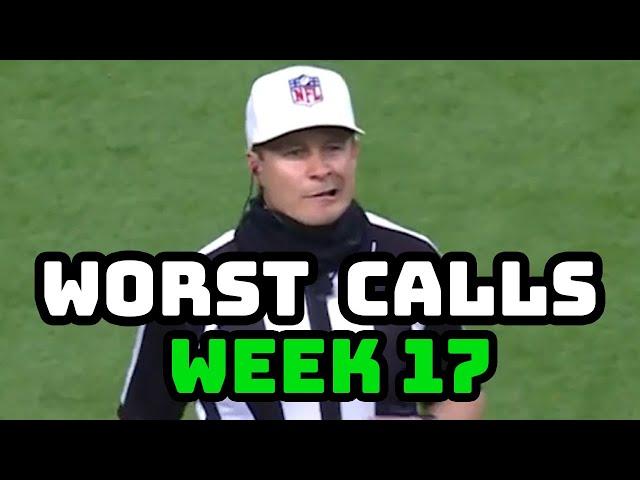 Top 5 Worst Referee Calls of Week 17 + Bonus! | NFL 2020 Missed calls