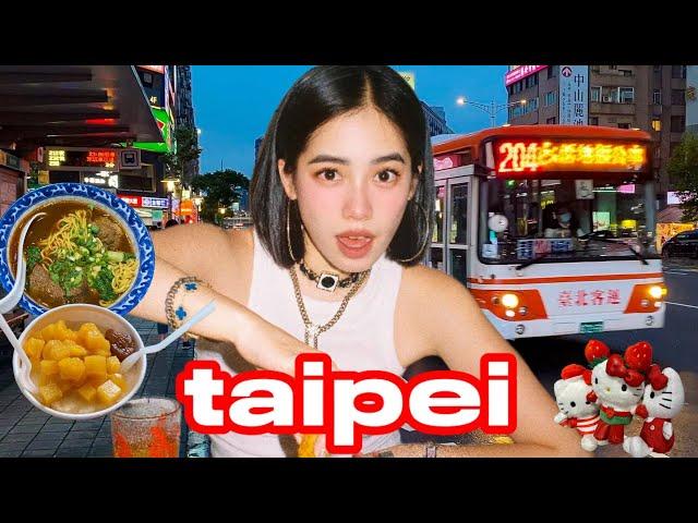 TAIPEI VLOG | nonstop eating, shopping, dessert heaven, exploring the city! 台北的一周