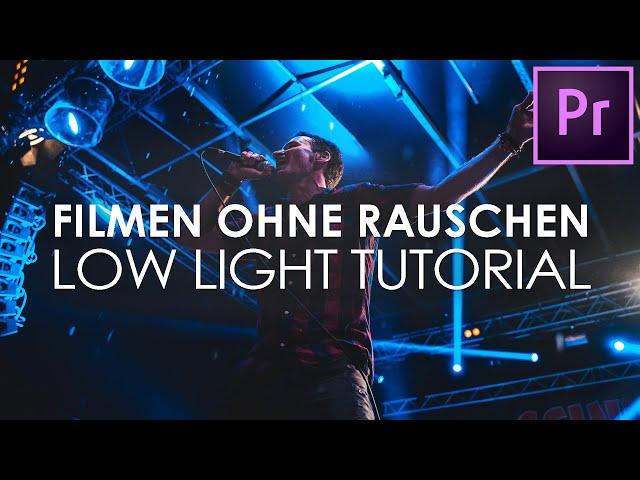 ENTRAUSCHEN mit Premiere Pro und Nachts RAUSCHFREI FILMEN | 5 Low Light Tipps Tutorial