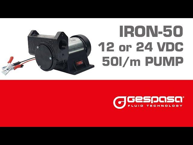 ▷ GESPASA | IRON-50 12 or 24 V Diesel fuel pump