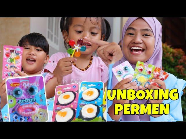 UNBOXING MACAM-MACAM PERMEN | PERMEN TELUR | PERMEN KIPAS | PERMEN JONTOR | CHIKAKU CHANNEL