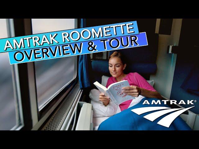  4K Amtrak Superliner Roomette - Your Window to Travel Luxury - Room Tour