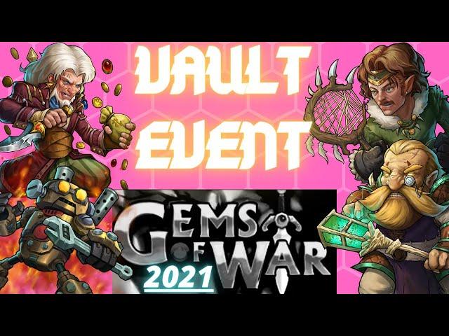 VAULT EVENT TEAM | Gems of War Guide 2021 | Farming for VAULT KEYS & EPIC VAULT KEYS