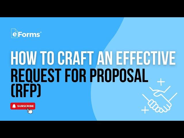 How to Craft an Effective Request for Proposal (RFP)