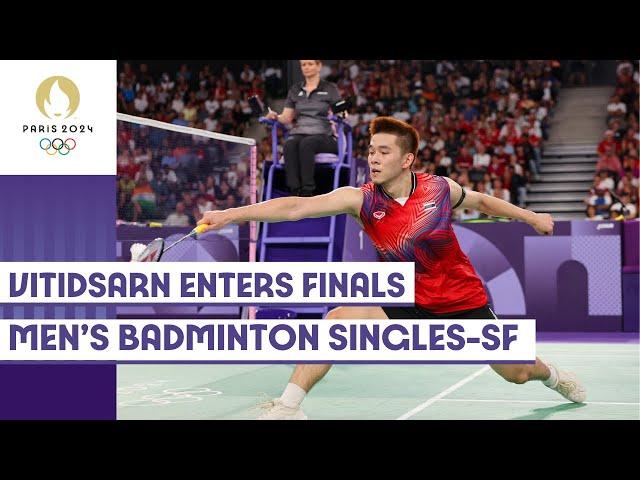 Kunlavut Vitidsarn enters Men's Badminton Singles Final  | Paris 2024 Highlights