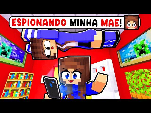 ESPIONANDO minha MÃE por 24 HORAS no Minecraft ◂Miika▸