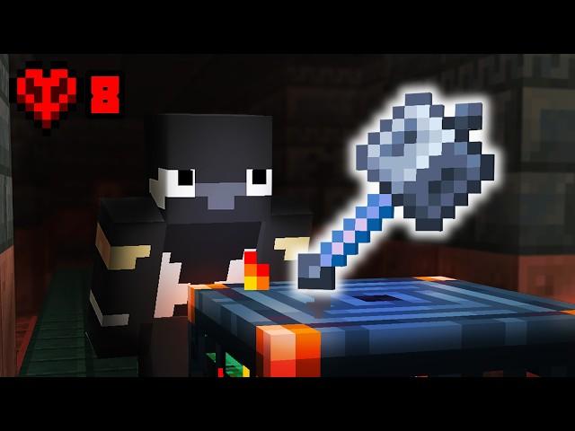 I FIND a MACE in minecraft HARDCORE!!!!