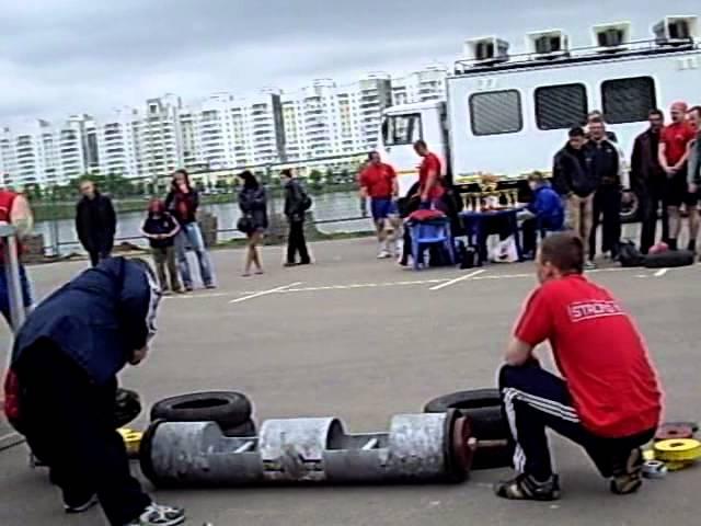 loglift 341lbs Sergei Vachynski  Belarus  Strongest Man  2009