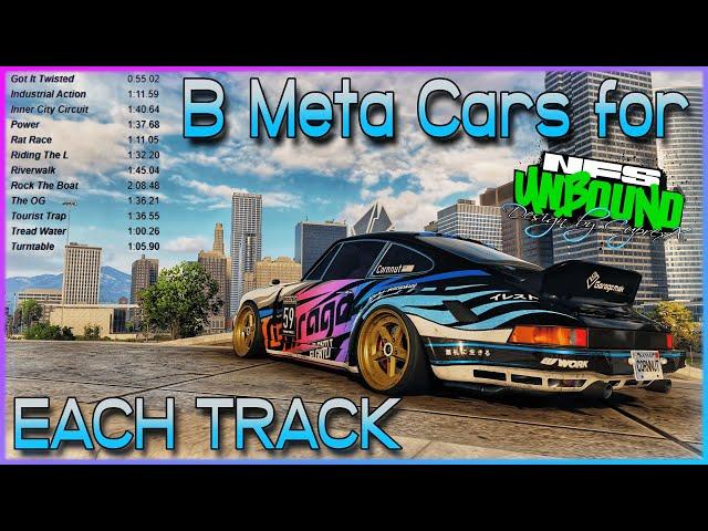 B Class Top BEST Meta Cars FOR EVERY TRACK! - Need for Speed Unbound