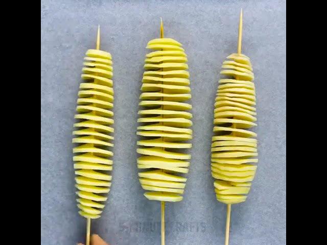 How to make Potato Spiral stick at home.