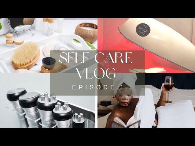 Lymphatic massage & Sculpt Pod Treatment | Self Care Vlog E1|