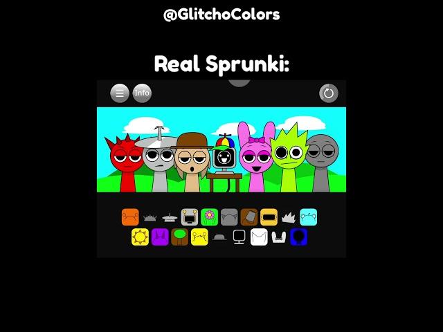 Real Sprunki vs fake Sprunki... #sprunki #ripoff #games #fake #real #trend #weird #what #memes