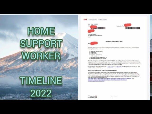 HOME SUPPORT WORKER PILOT PROGRAM/ TIMELINE 2022