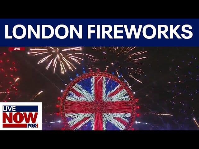 New Years Eve Fireworks in London 2025