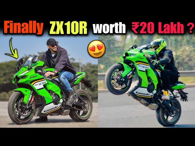 ₹20 Lakh Kawasaki ZX10R – Beast on the Streets!