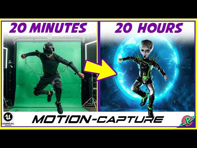 Motion Capture Alien Animation Behind The Scenes (Plutopia World)