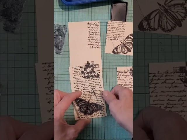 Layered Stamping Technique - Junk Journal Tag Tutorial with @ArtEphemerie #junkjournal #ephemera